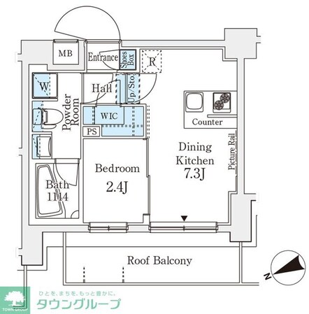 アジールコート山手動坂の物件間取画像